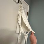 English Factory  ivory open side ribbed sweater vest size small cottage peasant Photo 6