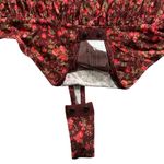 Free People NEW  Intimately Kaya Keyhole Floral Printed Bodysuit Small Photo 5
