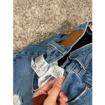 Levi's levi’s premium denim wedgie straight button fly distressed ripped jean womens 25 Photo 5