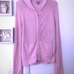 Anchor Blue  Light Pink Plush Soft Full Zip Sweater size L Photo 0