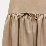 ZARA  dress mini sleeveless pleated skirt bodycon casual bow corset inspired Photo 8