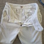 Faherty  Women 8-Wale Corduroy Pants Size‎ S White Cream Cropped 27" Inseam Photo 2