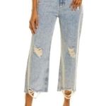 Avec Les Filles   
Distressed anthropologie Straight Wide leg casual fall jeans Photo 0