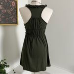 Wet Seal Y2K Green Ruffle Babydoll Tank Dress Garden Fairy Boho Grunge Photo 3