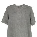 Elk Grey Marle Reis Sweater Tunic Length Knit size XS/S Cotton Wool Crew Neck Gray Photo 3