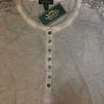 Ralph Lauren ♨️HOST PICK♨️ Jeans gray cotton Shirt Top size medium Photo 1