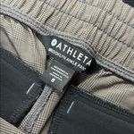 Athleta  Brooklyn Ankle Pant Brown Houndstooth Black Side Stripe Womens Size 8 Photo 4