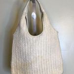 Banana Republic   Handbag Woven Cotton Textile leather Handle hobo  Bag (flaws) Photo 1