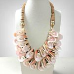 Free People Concha Shell Statement Two Strangers Necklace NWT Layered Beach Boho Photo 3