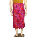 Sézane  Sandy Midi Skirt, Fuchsia Floral, FR44/US12 Photo 8