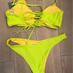 Relleciga  Strappy Women’s bikini set - neon green Photo 4