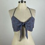 Jen's Pirate Booty Free People Jen’s Pirate Booty Paisley Tie Front Paisley Top Large Photo 0