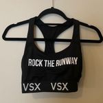 Victoria's Secret Victoria’s Secret Black Rock the Runway Sports Bra Photo 1