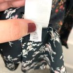 NWT Doen Iveline Dress in Fleur du Palais Long Sleeve Floral Size XXL Black Photo 3