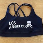 Lululemon soul cycle Los Angeles skull energy sports bra Size 8 Black Photo 0