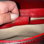 Gucci Soho Interlocking GG Red Leather Chain Flap Shoulder Bag Handbag Photo 7