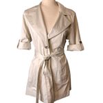 CAbi  Sandy Trench Coat #777‎ Size 4 Cotton Spandex Blend Photo 2