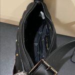 Betsey Johnson  | Quilted Black Bag w/ Iconic Skulls and Adjustable Buckle Strap Photo 10