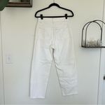 Madewell NWT White Ridged The Curvy Pieced Barrel-Leg Jean Size 25 Photo 3