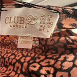 ASOS Club L London leopard pink low back cami sleeveless maxi dress size 12 Photo 7