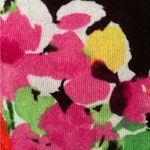 Ralph Lauren Lauren  Floral cotton blend Top Womens ‎ Large Colorful Knit Photo 1