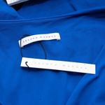 Susana Monaco Gathered V-Neck Stretch Romper | Sapphire Blue | L | NWT Photo 3