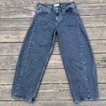 Abercrombie & Fitch Women’s Mid Rise Barrel Jean, Streetwear Casual |Size:30/10L Photo 0