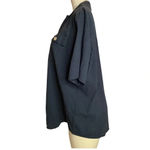 Sweet Wanderer  Black Button Short Sleeve. Maternity size 2X Top New Photo 3