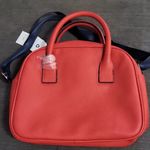 Nautica NWT  Red Satchel Crossbody Shoulder Bag Handbag Strap  Beautiful Red Satchel with Blue Adjustable Shoulder Strap Photo 3