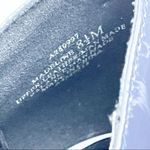 LOGO By Lori Goldstein LOGO Lori Goldstein Madeline Blue Gray Leather Faux Snake Print Slip On Loafers Photo 2