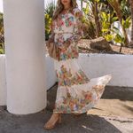 VICI  | Joliet Floral Tiered Maxi Dress Photo 6