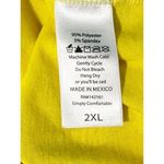 LuLaRoe Liv Wildflower Contrast "Grow Wild Flower" Graphic T-Shirt Yellow 2XL Photo 7