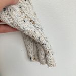 st. john's bay Vintage Womens M Beige Marled Cable Knit Thick Sweater Fisherman Photo 13