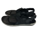 Sorel Women's Out N About Plus Thong Sandals with Ankle Strap Black Size 8 Photo 1