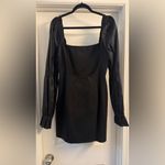 Majorelle  Black Long Sleeve Dress Photo 1