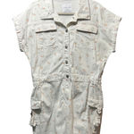 Celebrity Pink XL Floral Print Utility Coveralls Romper Jumpsuit Short Sleeve Photo 0