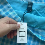 Cider NWT  Checketed Blue Belted Skort Sz XL Photo 5