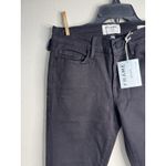 Frame  Black Low Rise Ankle Length Skinny Jeans Photo 3