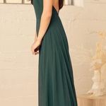 Lulus Mythical Kind of Love Dark Green Maxi Dress, New with Tags Photo 2