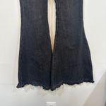 Free People We the Free Jeans 25 Flare Denim High Rise Raw Hem Hippie Button Fly Jayde Photo 3