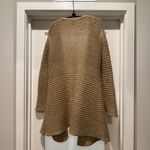 Deane & White Brown Knit Open Cardigan Sweater Size M Bell Sleeves Cozy Boho Tan Size M Photo 2
