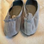 Kelsi Dagger  Grey ballet flats shoes rhinestone heart sz 7 suede leather Photo 3