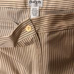 Chico's Chico’s Tan/Cream with Blue Pinstripe Dress Pants Photo 2