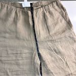 J.Jill Pure‎ Jill Tan Linen Slim Crop Pants Size XS Photo 6