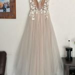 David's Bridal Cap Slv Ballgown Photo 4