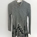 Vocal Vtg  Hooded Rhinestone Asymmetric Tunic Whimsy Goth Fairy Witchy Yoga Small Photo 0