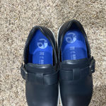 Birkenstock  Caris Pro Shoes EU 38 Mens 5 / Womens 7 Navy Leather Buckle Slip On Photo 9