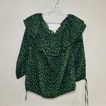 Michael Kors BUNDLE Navy and Green Women's Tops Size Medium Career going out Photo 8