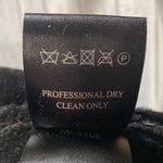 Love Token Faux Shearling Black Cropped Aviator Jacket Size L Photo 15