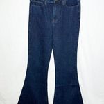 Free People SANDRINE ROSE Super Flare Wide Leg Jeans Indigo NWT in Size 29 Photo 0